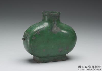 图片[2]-Bronze flask with animal-head rings, Qin to Han dynasty (221 BCE-220 CE)-China Archive